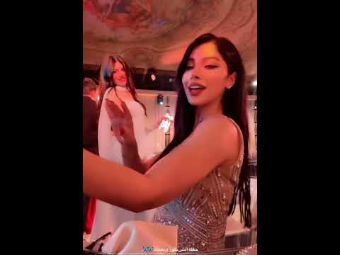 رقص قمر طائي في حفلة خطوبت نور مع سيدرا بجنن  اكسبلور قمر الطائي سيدرا بيوتي