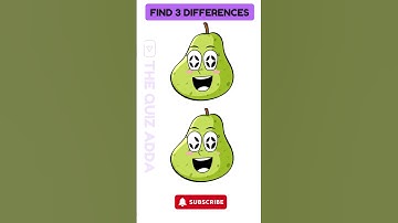 Spot the 3 difference Puzzle - 423 #shorts #findthedifference