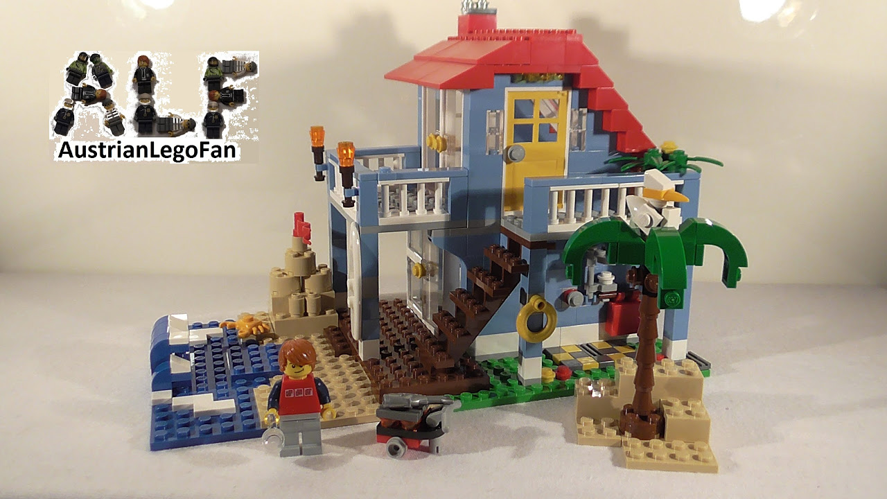Lego Creator 7346 Seaside House  Strandhaus   Lego Speed Build Review