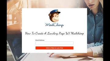 How to Make a BEAUTIFUL Landing Page in MailChimp | From Start To Finish