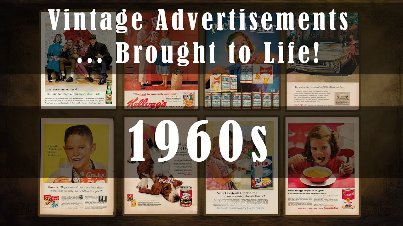 Vintage 1960s Life Magazine Ads - Animated by AI