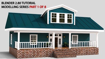Blender House Modeling Video - Part 1