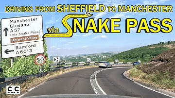 SNAKE PASS - DRIVING A57 SHEFFIELD TO MANCHESTER UK