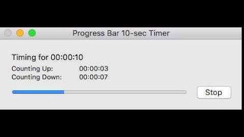 Progress Bar 10-sec Timer