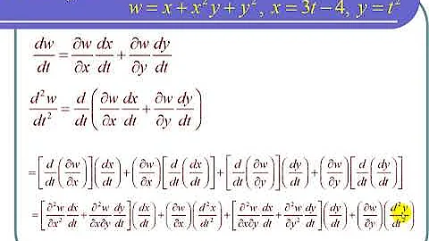 Using the Chain Rule to Find a Second Derivative Involving Partials