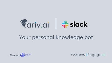 Introducing ariv.ai your personal knowledge bot for slack
