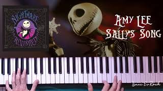 Evanescence's Amy Lee - SALLY'S SONG (Piano Tutorial) [PART. 05 / BRIDGE]