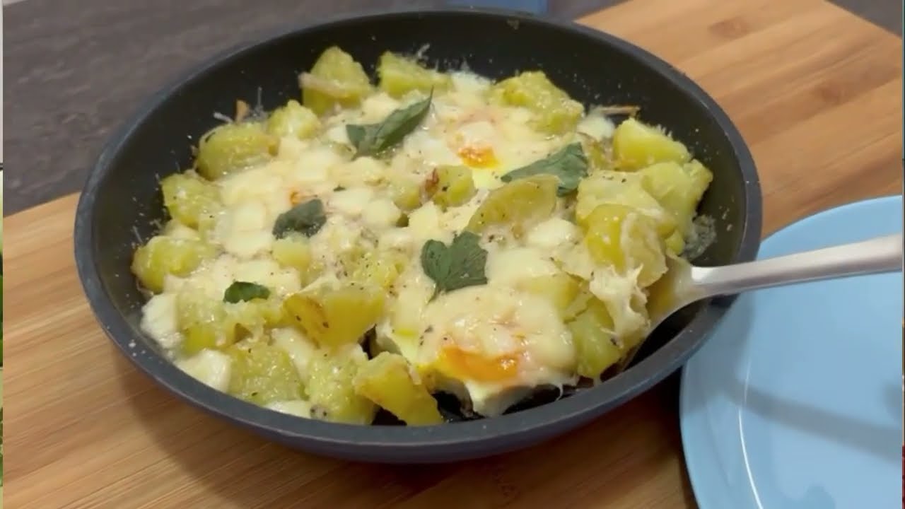 Padellata di Patate e Uova 😋 Cosa c'è di più BUONO?