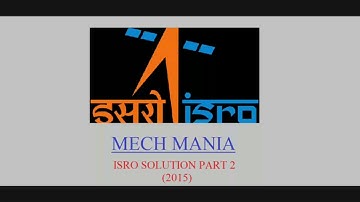 ISRO SOLUTION PART 2 2015