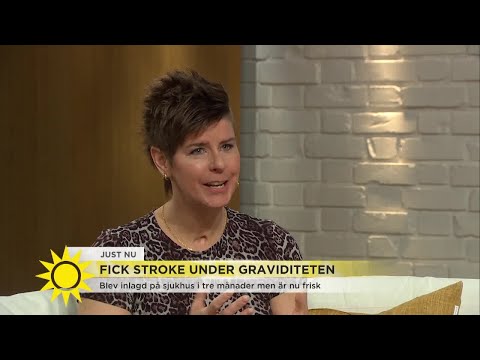 Fick stroke under graviditeten: "Jag grät av glädje i en halvtimme" - Nyhetsmorgon (TV4)