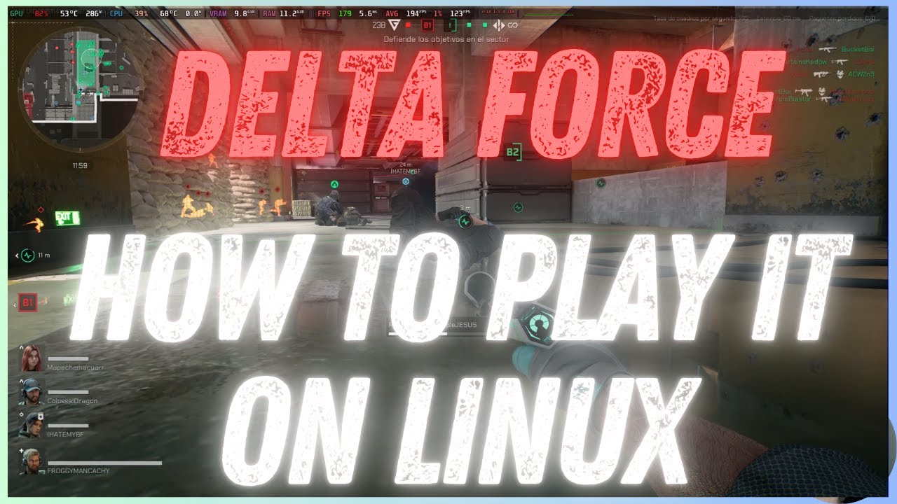 How to play Delta Force on Linux!