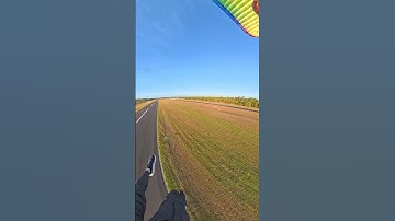 Too gusty. All I wanted to do was land! @insta360 x5 first video #paramotor #flying @IrisPPG