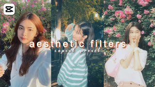 Filter capcut aesthetic || Filter terbaru viral capcut
