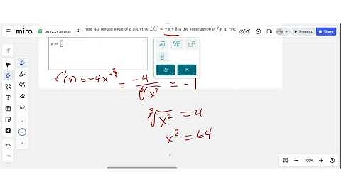 Finding the linearization of an algebraic function at a given value, part 2