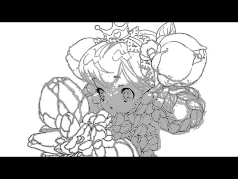 【Clip Studio】 Clean Up Drawing & Apply Base Color【No Talking】