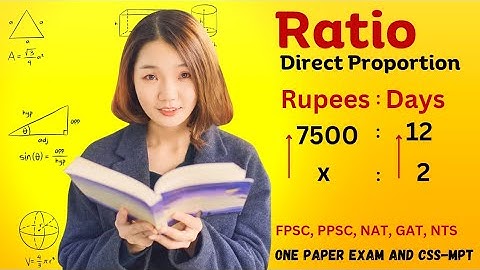 Direct Proportion Inverse Proportion #fpsc #ppsc #nts #test #learning  | Lesson # 5