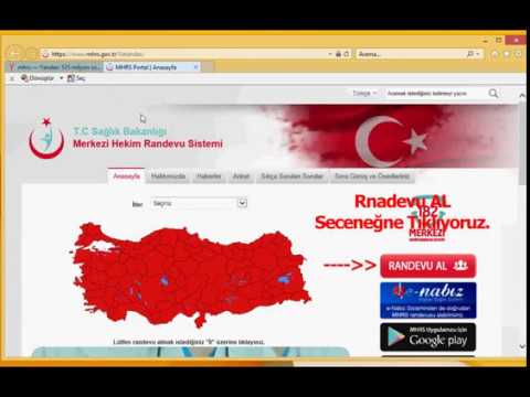 Randevuyu İnternet'ten İptal Etmek