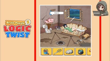 Brain Puzzle 2 Logic Twist level 91 solution | help the girl and her pet pig out of tough situation