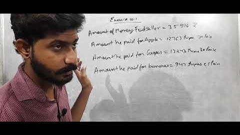 Currency, Class 5, RBSE, Chapter -10, Ex. 10.1 Q6 to Q10, S.S.Convent Sec. School