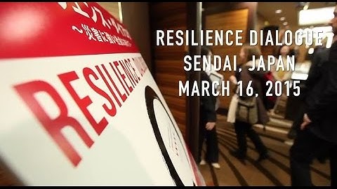 Resilience Dialogue: Bringing Resilience to Scale for Post-2015 Goals