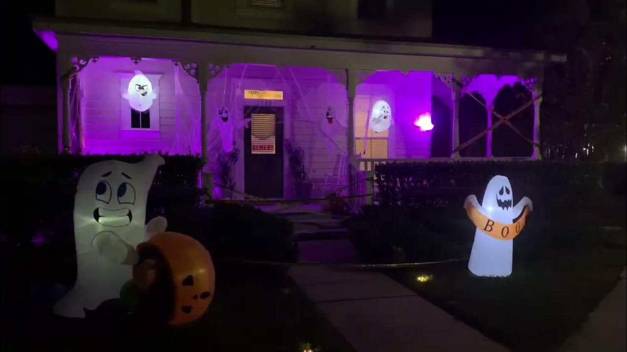Halloween LightsJeater Bend, Celebration Florida YouTube