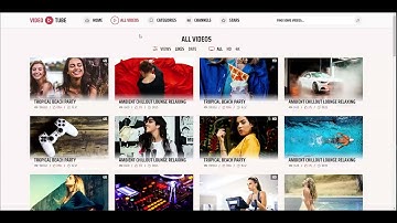 Video Website Template 11 - Color Scheme 6