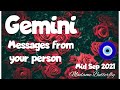 ♊GEMINI💖🧿~NEW LOVE IS COMING INTO TALK ⚡💑💞🦹‍♂️🦹‍♀️ ~Mid September 2021/Timeless