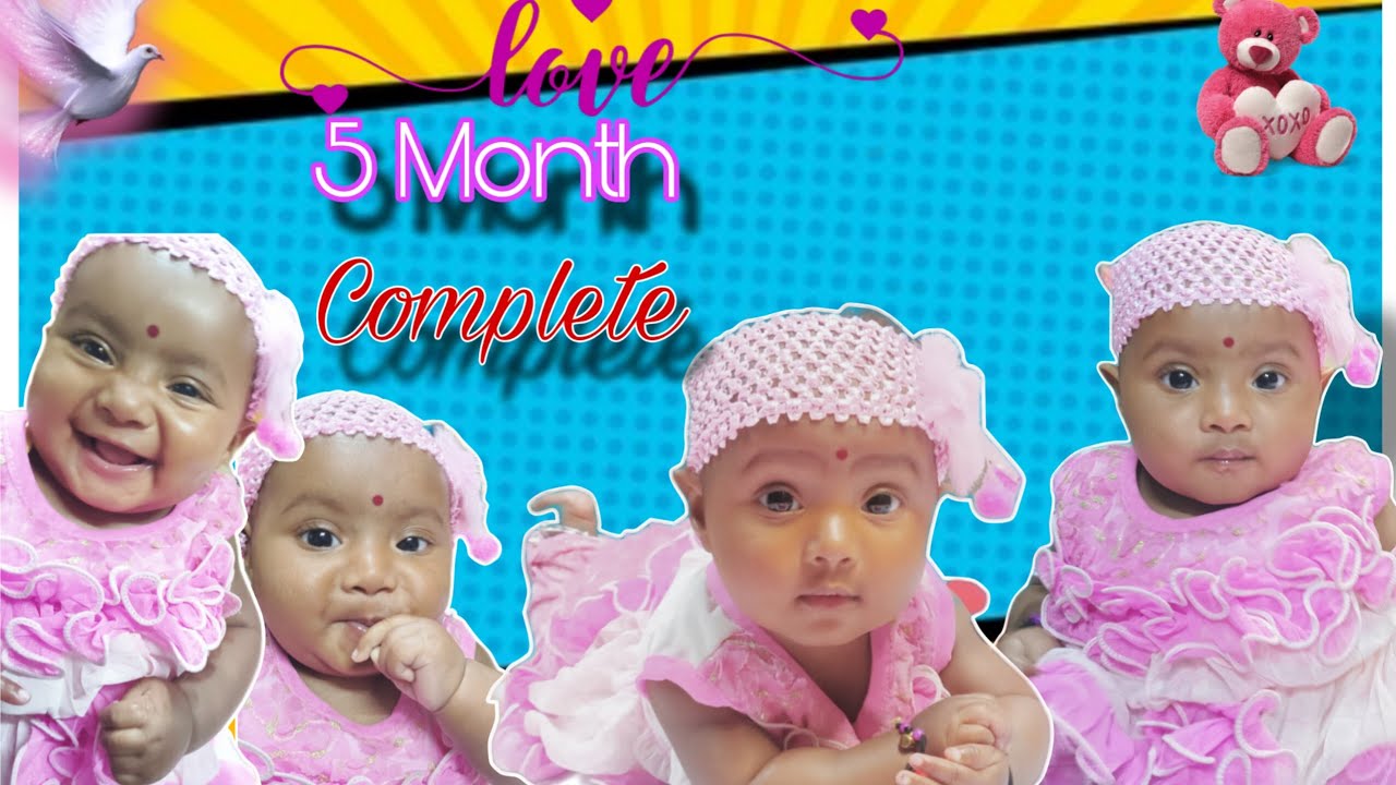5 Months Complete | A Sweet Journey with Our Baby Girl ♥️💕 @MyStory-w9e 