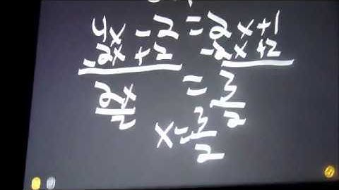 MAT 0028 2.1 Beginning Algebra myopenmath: Solve Eq