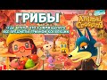 Все о ГРИБАХ (сбор грибов, грибная коллекция предметов/инструкций) Animal Crossing: New Horizons