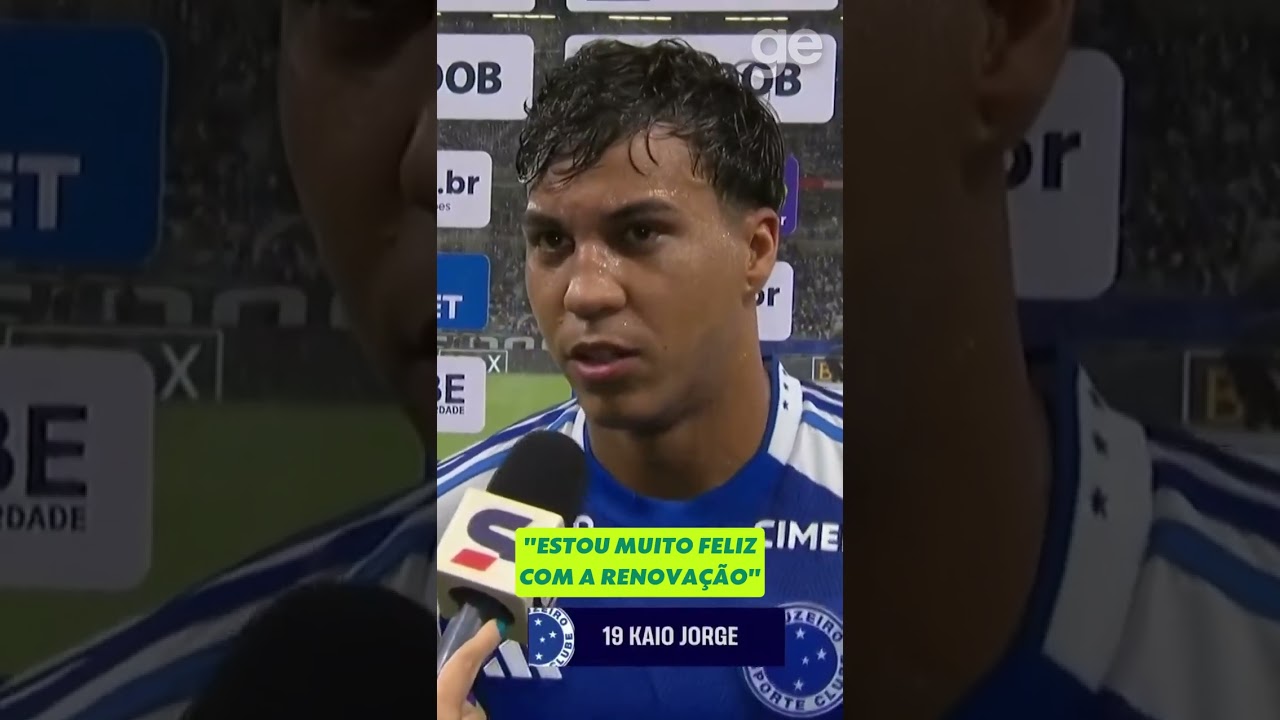 KAIO JORGE COMENTA A FELICIDADE PELO PRIMEIRO GOL NO ANO | #shorts | ge.globo