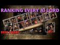 Stronghold crusader lord ranking  ranking every lord from worst to best