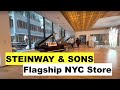 NYC Walked In Steinway Piano Store In New York City And Testing The Same Chord On 3 Grand Pianos 