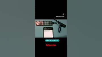 Smart notice board using nodemcu