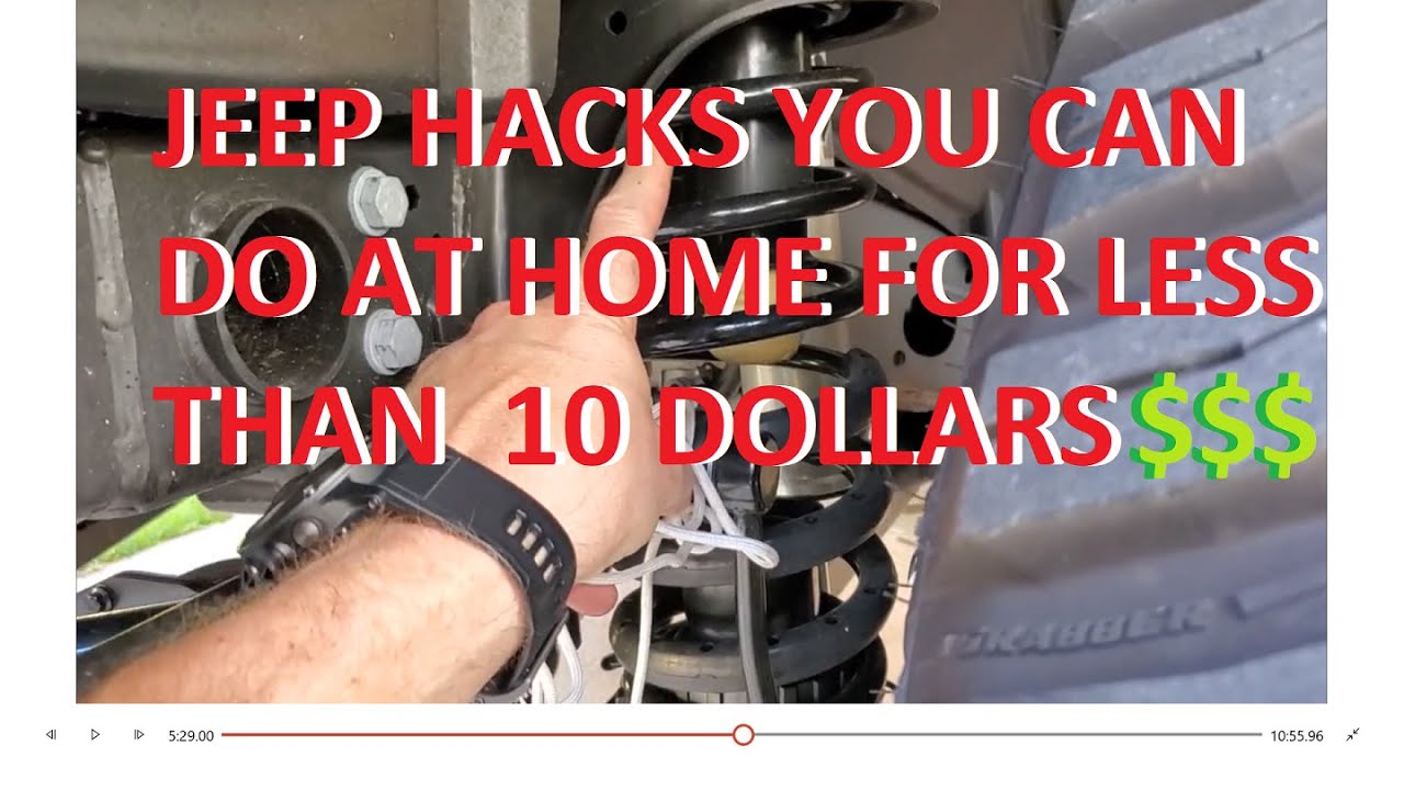 4- FUNCTIONAL Jeep Hacks in 2020 that Anyone Can Do ( Quick Disconnects  Thread Protectors Hard Top ) - YouTube