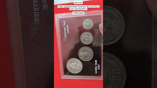 Set Ditails:- .... ✅ Rs. 100 (Silver)✅ Rs. 20 (Cu-Ni)✅ Rs. 5 (Cu-Ni)✅ Rs. 1 (Cu-Ni) #viralvideo #ji