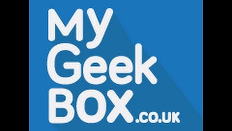 My Geek Box unboxing - December - Geekmas