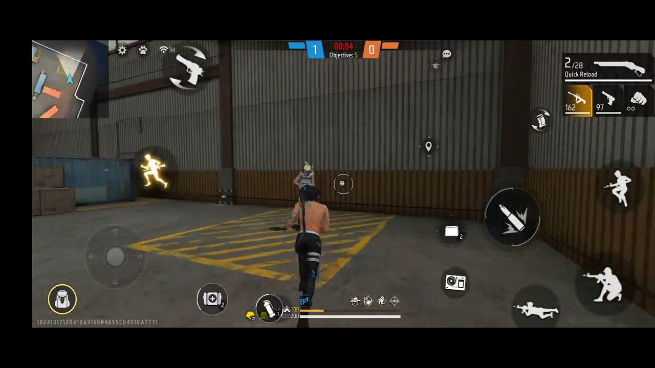 3 hand game play garena free fire max - YouTube