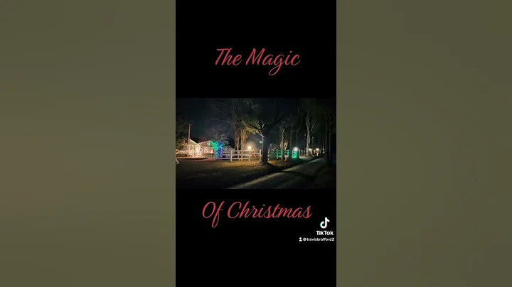 Its MAGIC!  #christmas #christmaslights #merrychri...