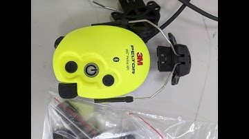 3M Peltor Bluetooth Muff WS Protac XPI paired with MobilitySound Bluetooth Dongle with PTT function