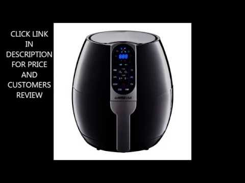 GoWISE USA 3.7-Quart Programmable Air Fryer with 8 Cook Presets, GW22638
