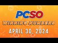 P103M Jackpot Ultra Lotto 6/58, 2D, 3D, 6D, Lotto 6/42, and Super Lotto 6/49 | April 30, 2024