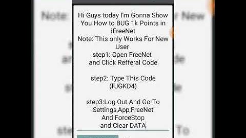 How To BUG 1k Points in Freenet  Toturial