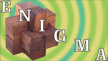 Solution for Enigma from Puzzle Master Wood Puzzles
