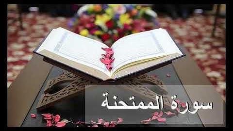 سورة الممتحنة للقارئ عبدالله خلف تلاوة هادئة جدا تريح القلب والروح