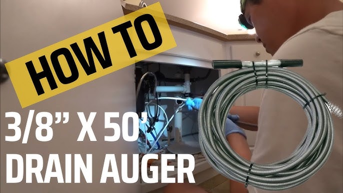 THEWORKS 1/2 in. x 50 ft. Drain Auger