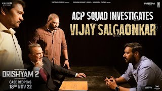 ACP Squad Interrogating Vijay Salgaonkar | Ajay Devgn | Abhishek P | Shivaji S, Dayanand S, Aditya S 