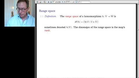 Three.II.2 Range Space and Null Space, Part One
