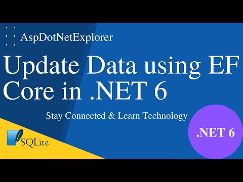 Update Data into SQLite Database using Entity Framework Core in .NET 6 Windows Forms