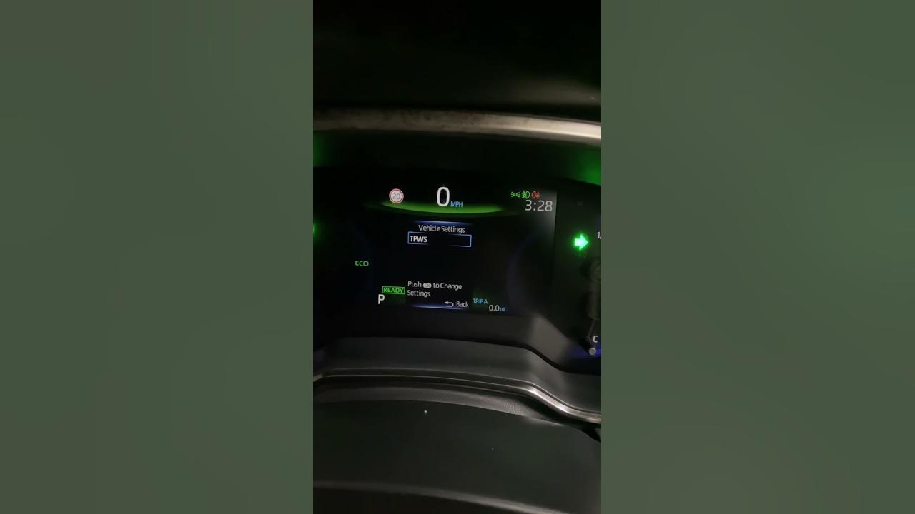 How to reset your TPMS on a 2020 Toyota Corolla - YouTube